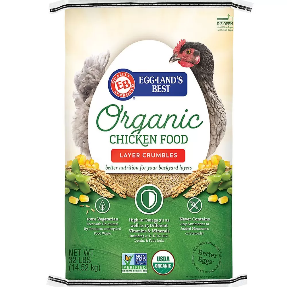 Feed<Eggland's Best ® Organic Layer Crumbles For Chickens