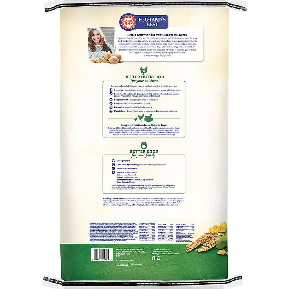 Chicken<Eggland's Best ® Organic Layer Pellets For Chickens