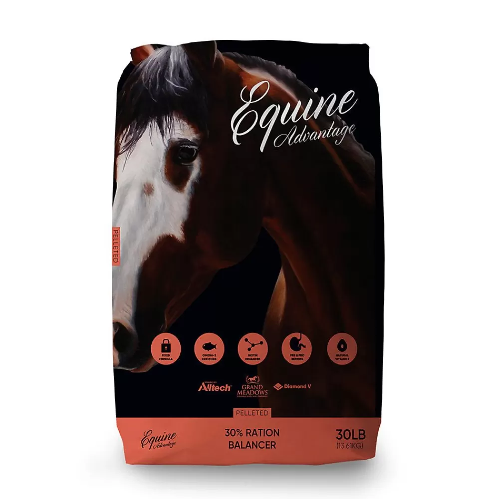 Feed<Equine Advantage Feed 30% Balancer Horse Ration Feed, 30Lb