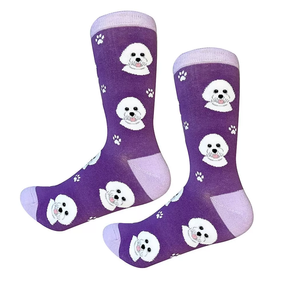 Socks<E&S Pets Bichon Frise Socks For People
