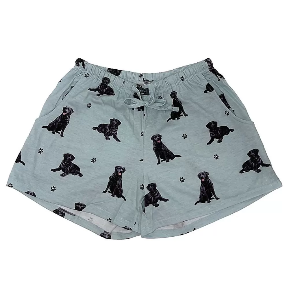 Pajamas<E&S Pets Black Labrador Shorts For People