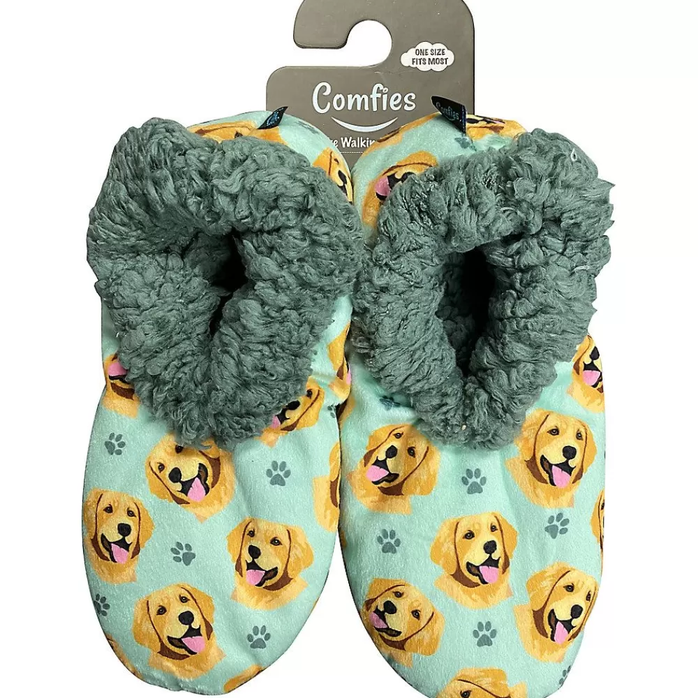 Slippers<E&S Pets Golden Retriever Slippers For People
