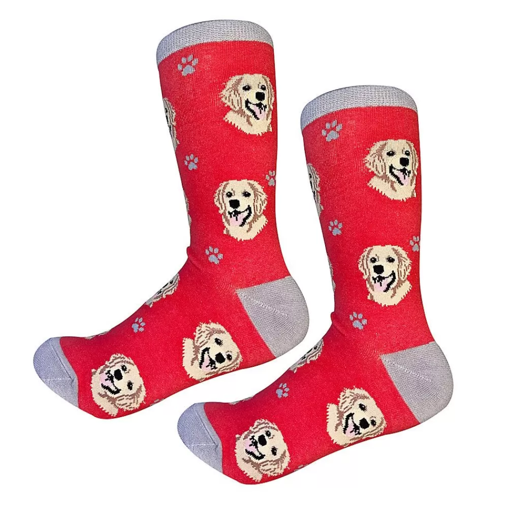 Socks<E&S Pets Golden Retriever Socks For People