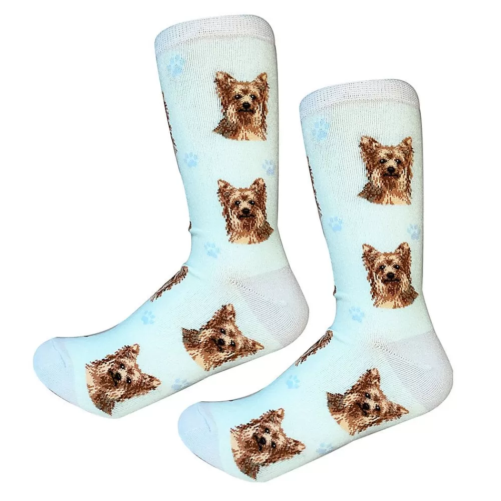 Socks<E&S Pets Yorkie Socks For People