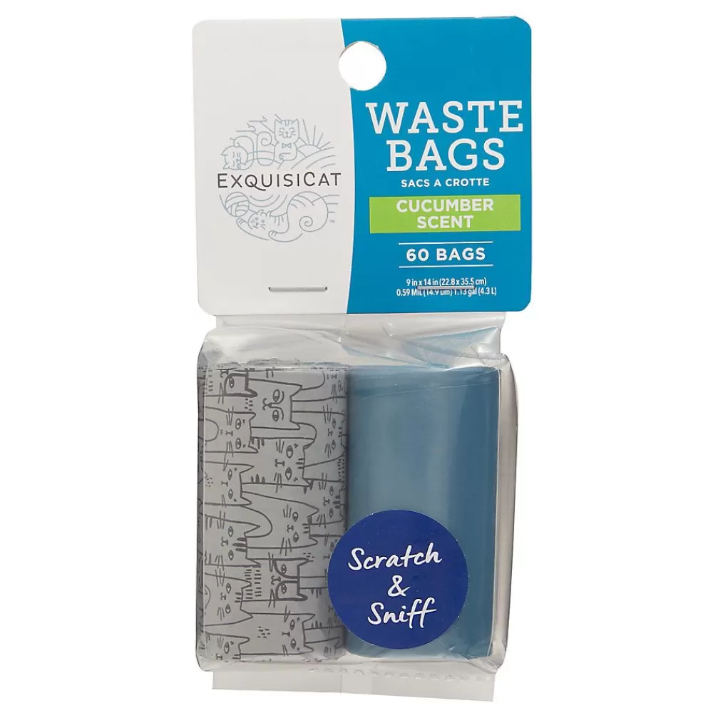 Waste Disposal<ExquisiCat ® Cucumber Scent Waste Bags