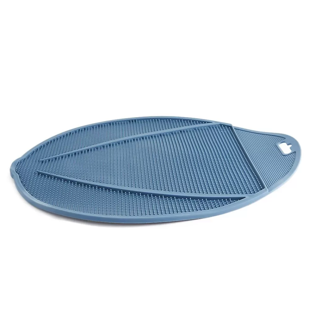 Mats & Liners<ExquisiCat ® Flexible Rubber Travel Litter Mat Blue