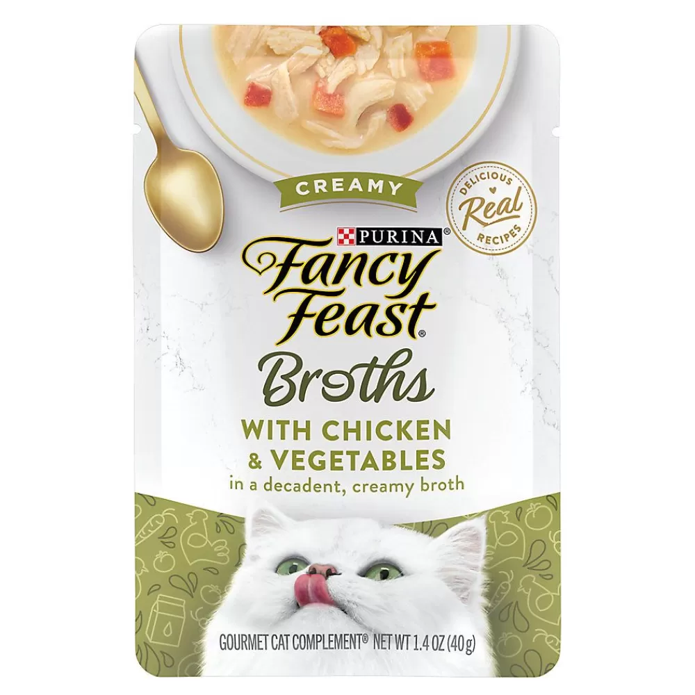 Food Toppers<Fancy Feast ® Broths Adult Cat Wet Food - 1.55 Oz., Limited Ingredients, Grain Free