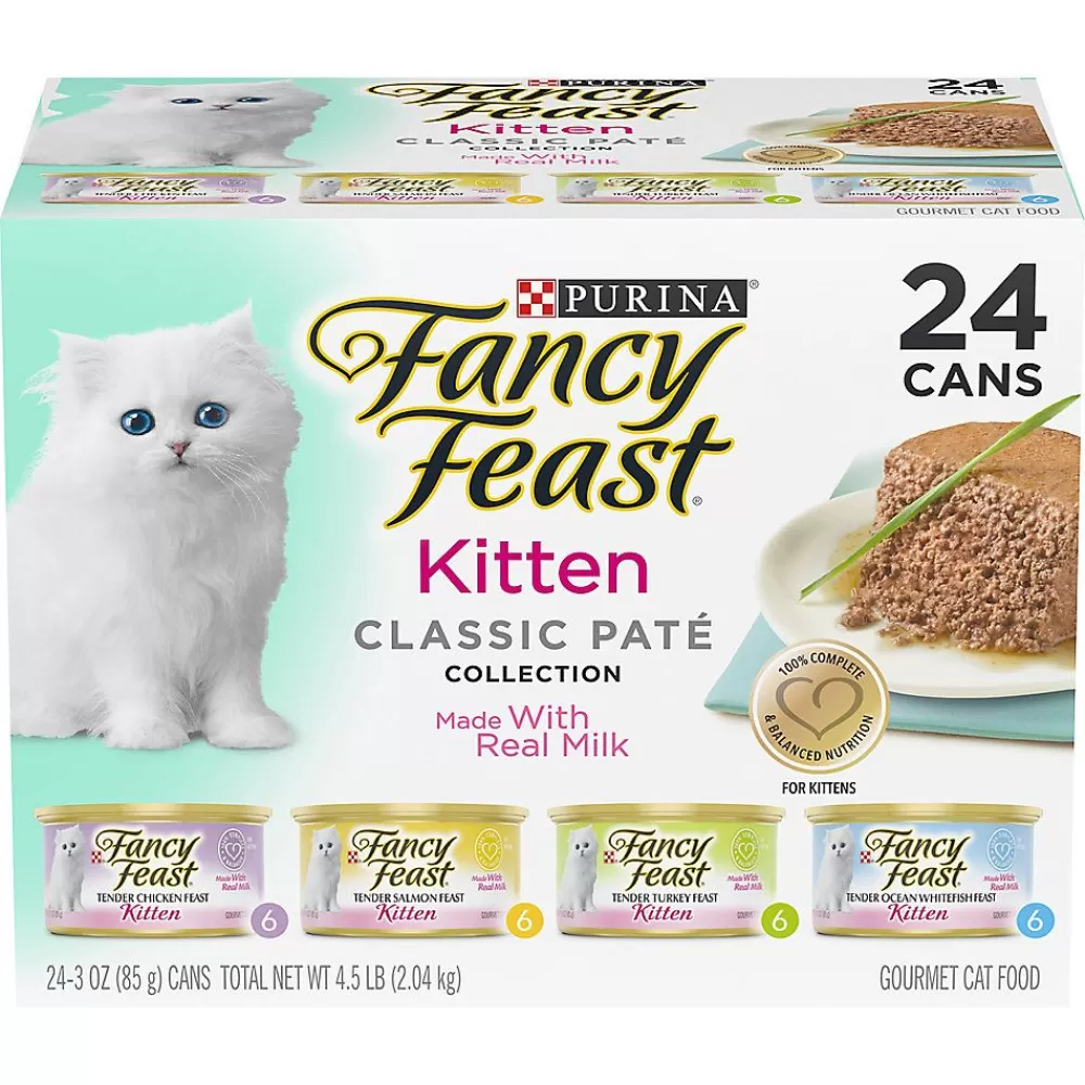 Wet Food<Fancy Feast ® Kitten Kitten Cat Wet Food - 5.53 Lb., High-Protein, Grain Free