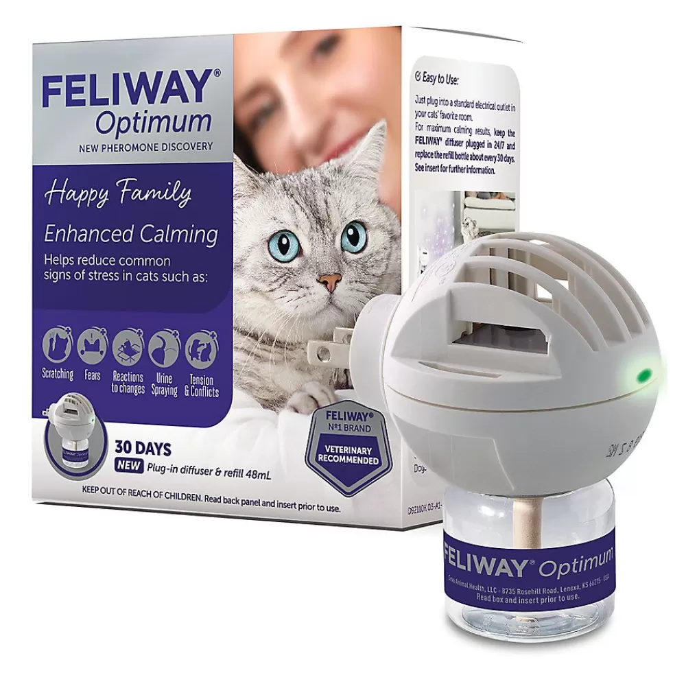 Health & Wellness<FELIWAY ® Optimum Enhanced Calming Plug-In Diffuser And Refill 48Ml Starter Kit