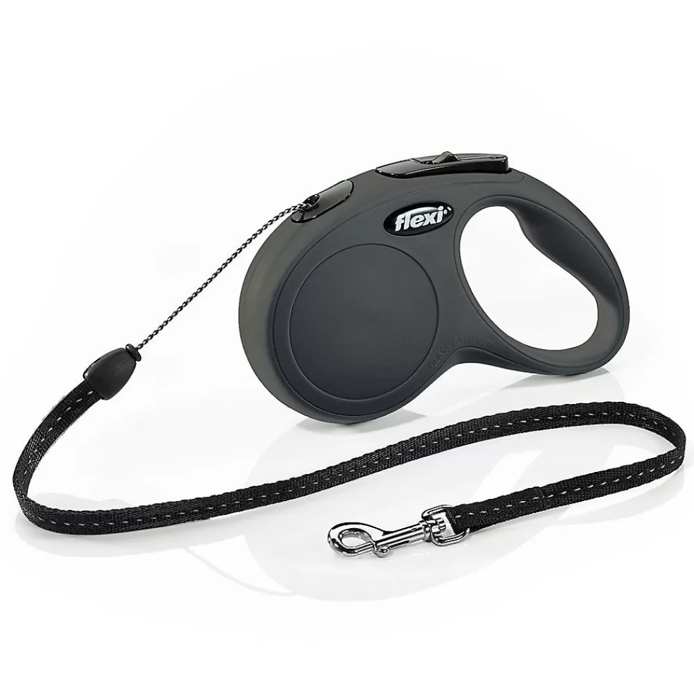 Collars, Harnesses & Leashes<Flexi ® New Classic Retractable Cord Dog Leash Black