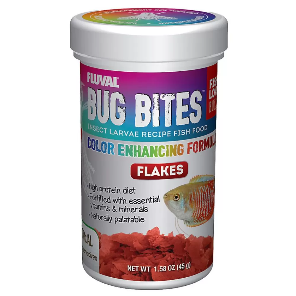Betta<Fluval ® Bug Bites Color Enhancing Flakes