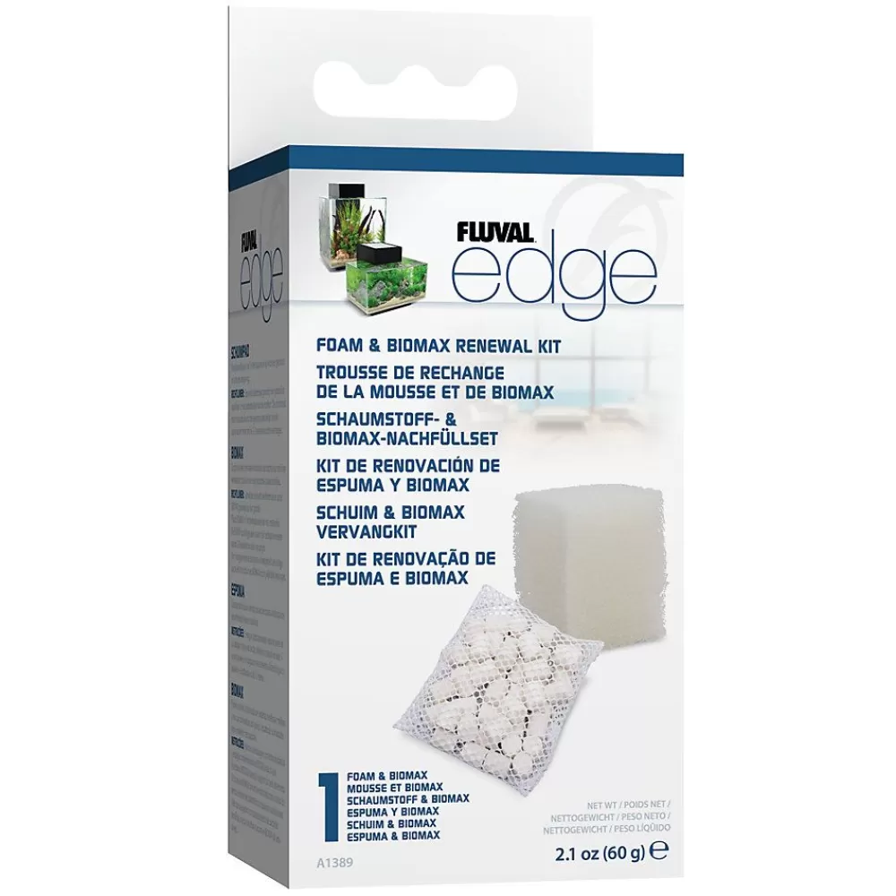 Filter Media<Fluval ® Edge Foam & Biomax Renewal Kit