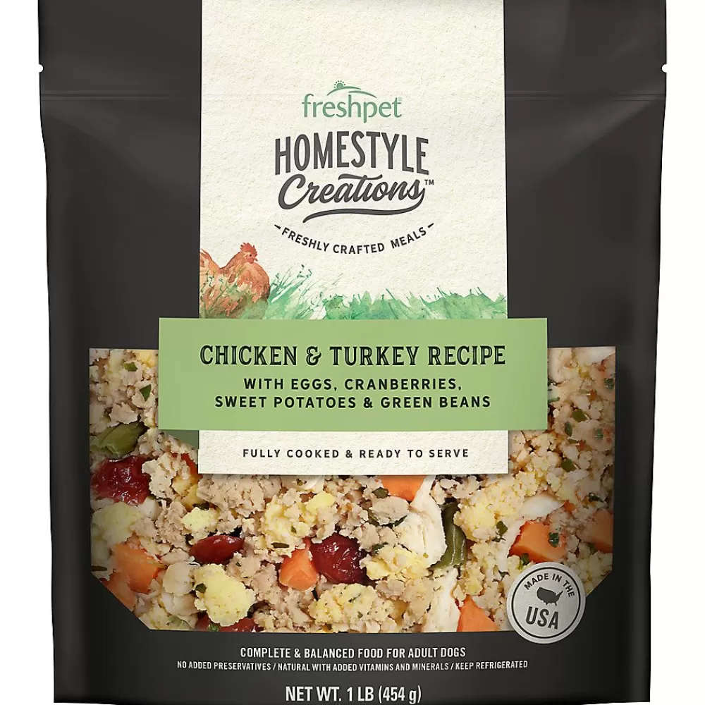Fresh & Frozen Dog Food<Freshpet ® Homestyle Creations All Life Stage Dog Food - Fresh, Chicken & Turkey