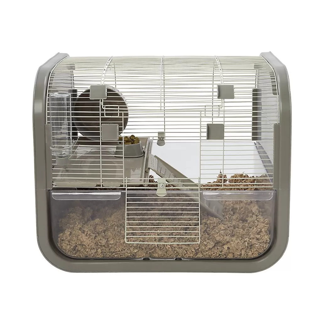 Cages, Habitats & Hutches<Full Cheeks Hamster Starter Kit - Includes Cage, Bedding, Wheel, Ramp, Shelf, & Bowls