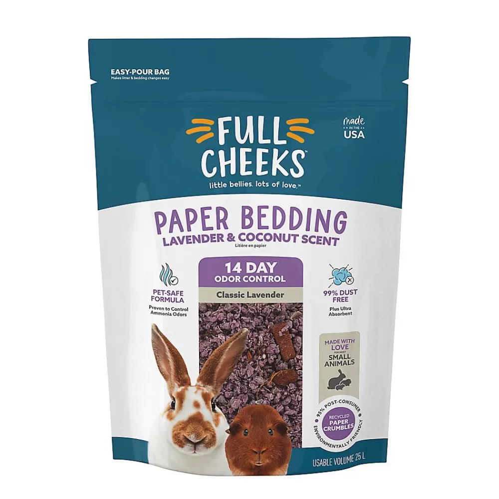 Chinchilla<Full Cheeks Odor Control Small Pet Crumbled Paper Bedding - Lavendar & Coconut Scent