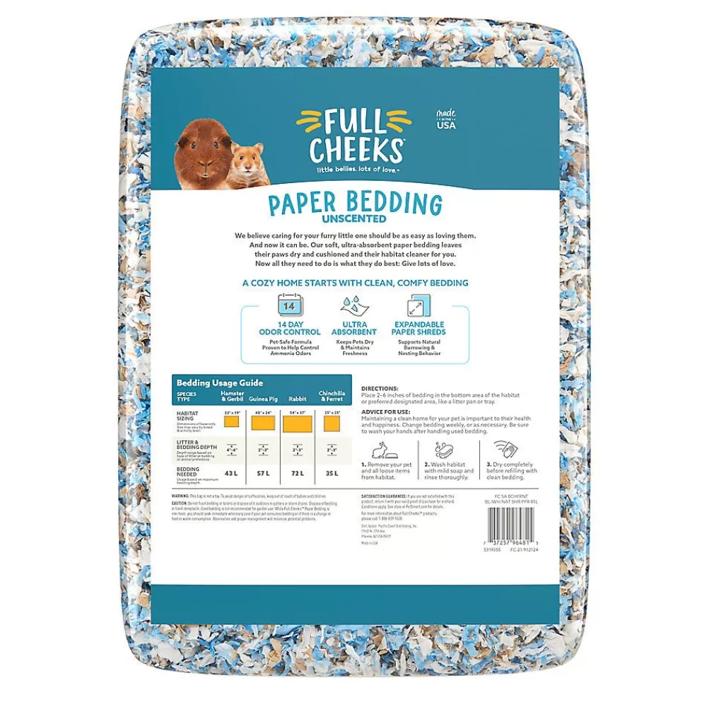 Litter & Bedding<Full Cheeks Odor Control Small Pet Paper Bedding - Beachfront