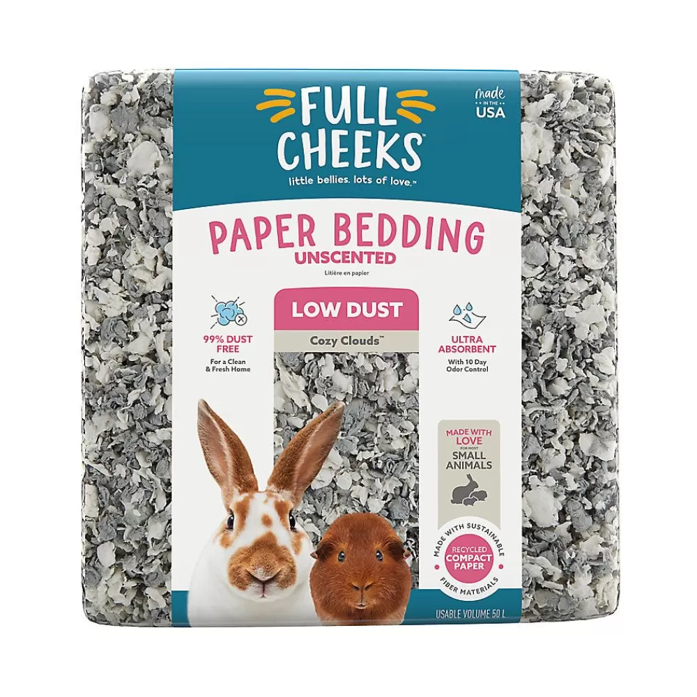 Ferret<Full Cheeks Odor Control Small Pet Paper Bedding - Cozy Clouds