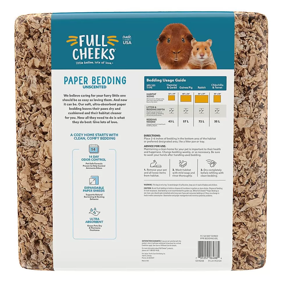 Chinchilla<Full Cheeks Odor Control Small Pet Paper Bedding - Natural