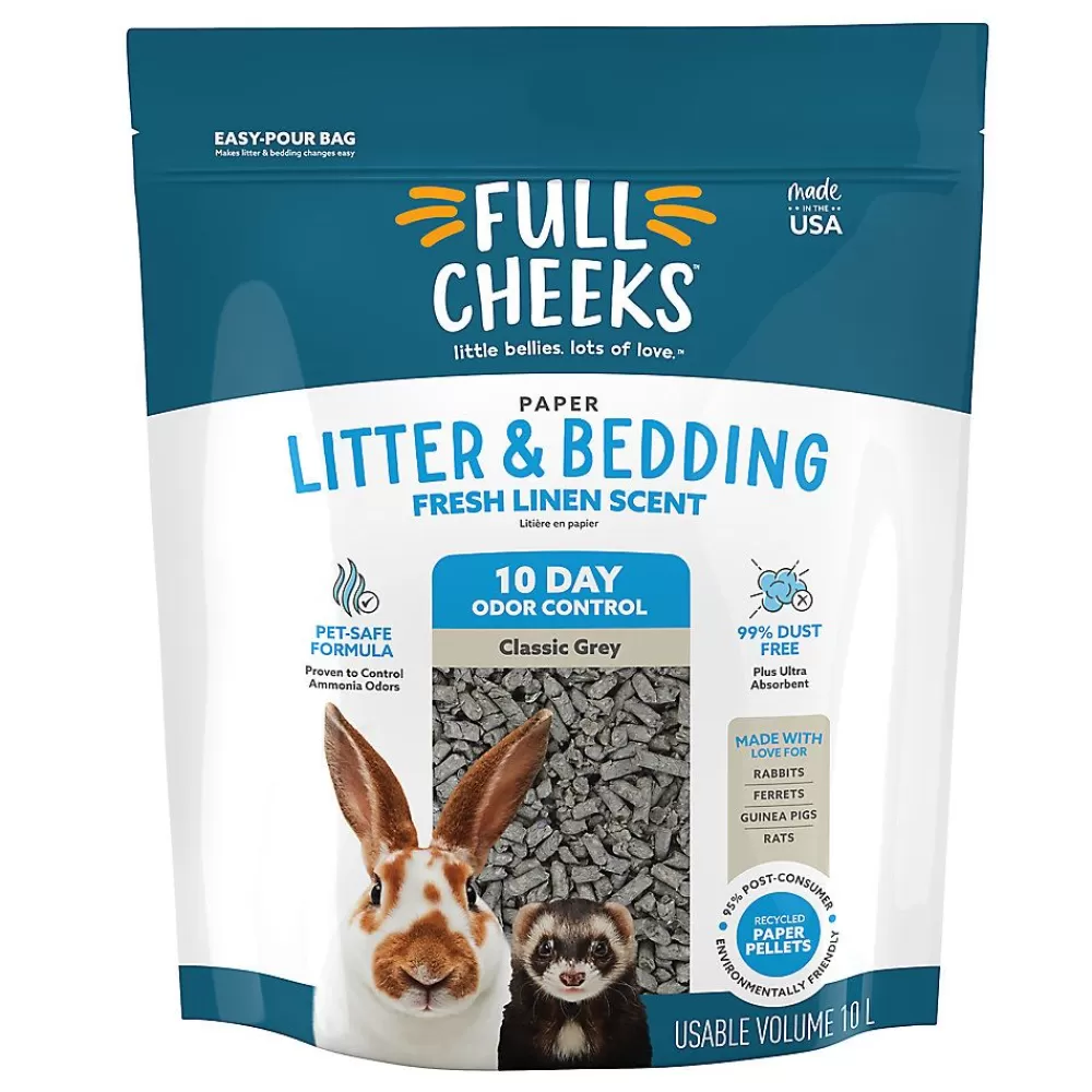 Litter & Bedding<Full Cheeks Odor Control Small Pet Paper Litter & Bedding - Fresh Linen Scent