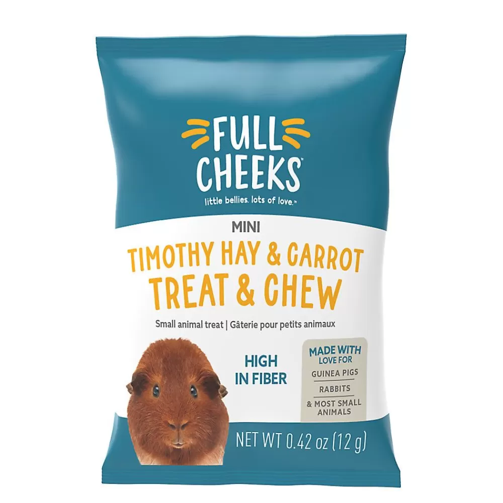 Toys & Habitat Accessories<Full Cheeks Small Pet Mini Timothy Hay & Carrot Treat & Chew