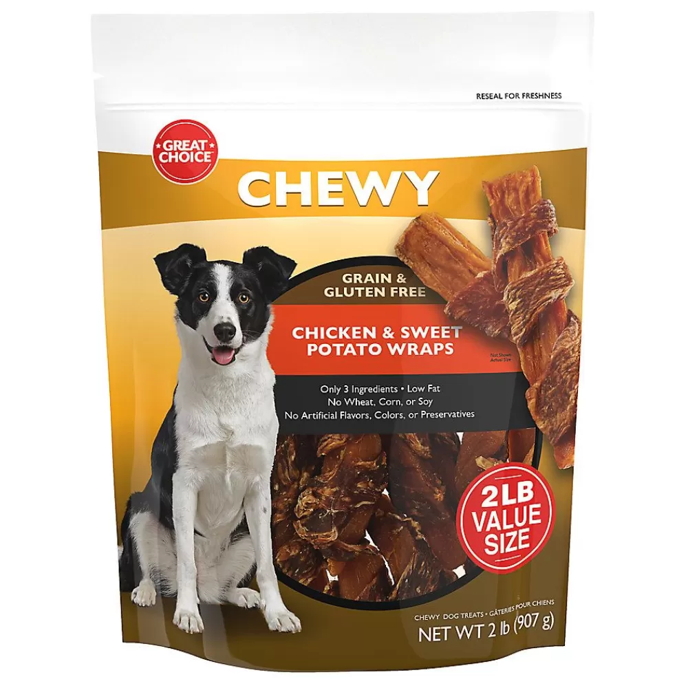 Chewy Treats<Great Choice ®Dog Wrapped Treat - Chicken & Sweet Potato