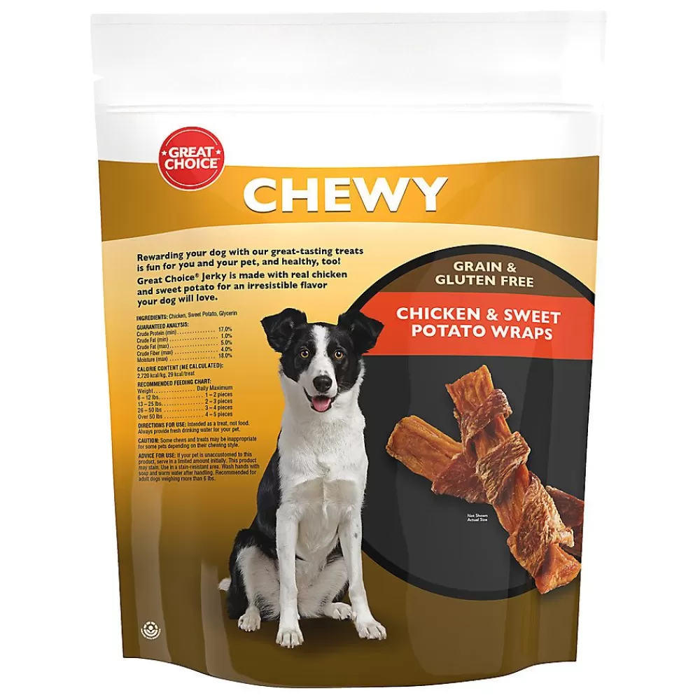 Chewy Treats<Great Choice ®Dog Wrapped Treat - Chicken & Sweet Potato