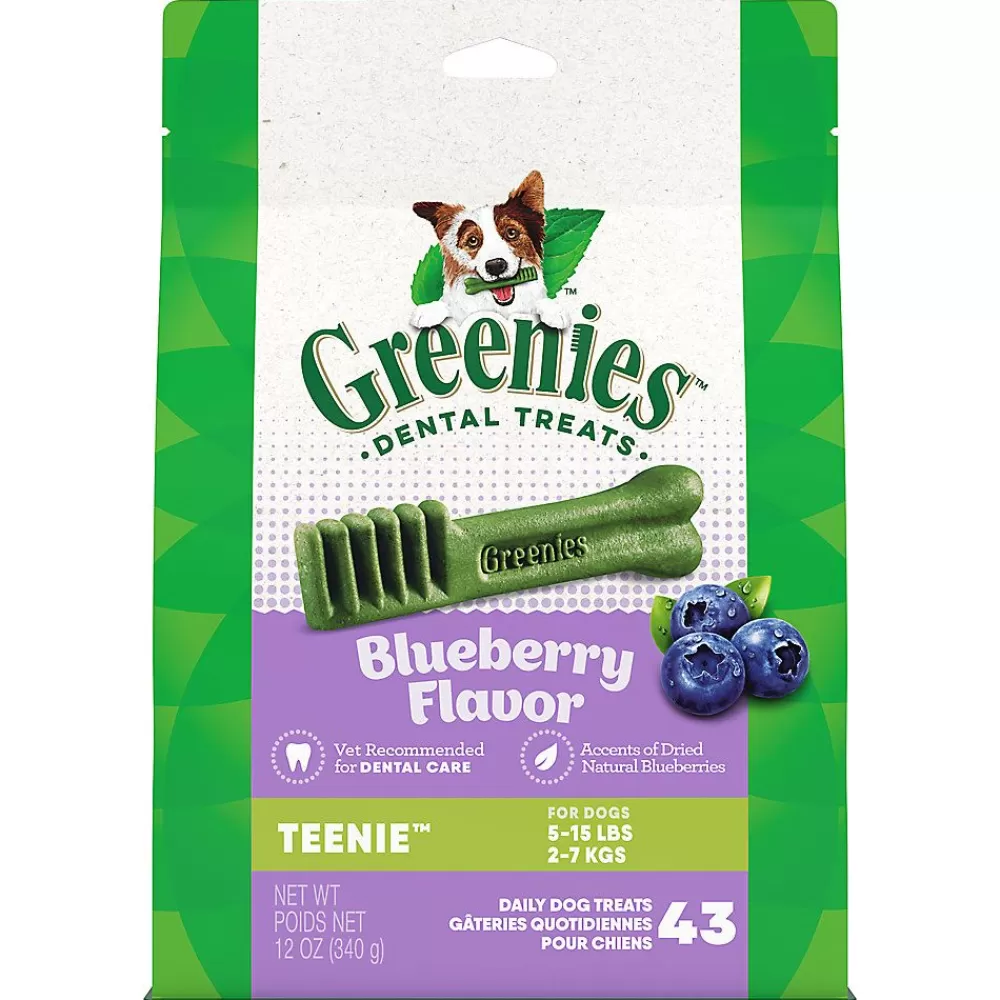 Health & Wellness<Greenies Adult Teenie Dog Dental Treats - Natural, Oral Health, Blueberry