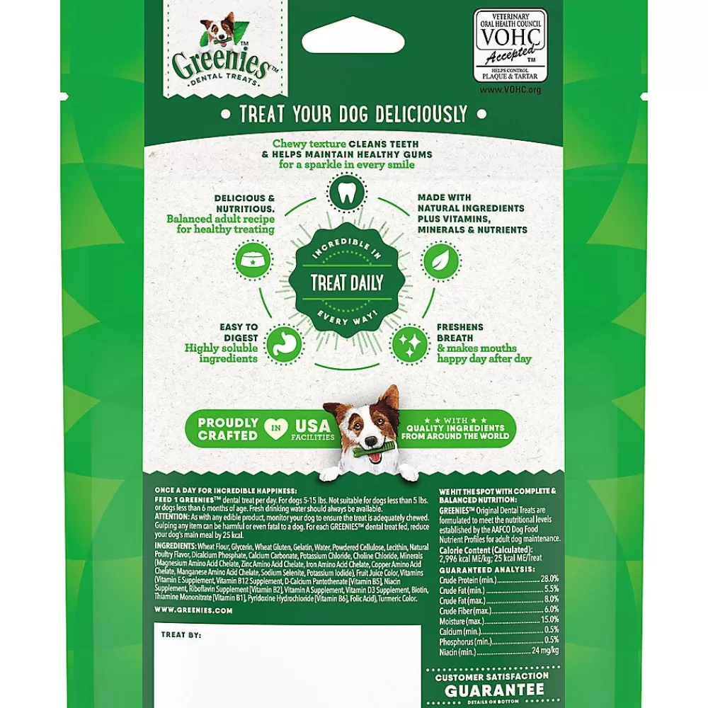 Health & Wellness<Greenies Adult Teenie Dog Dental Treats - Natural, Oral Health, Original