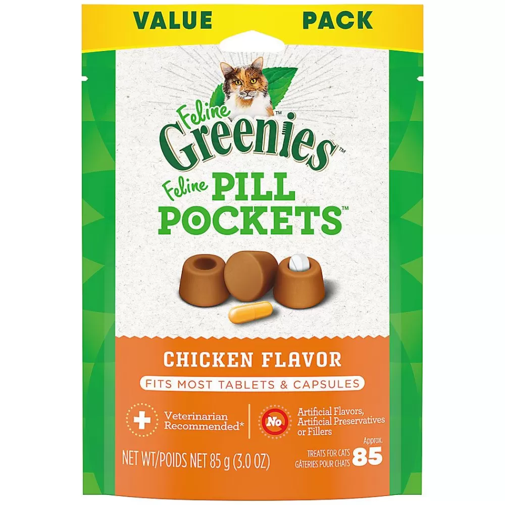 Health & Wellness<Greenies Feline Pill Pockets Cat Treats - Chicken