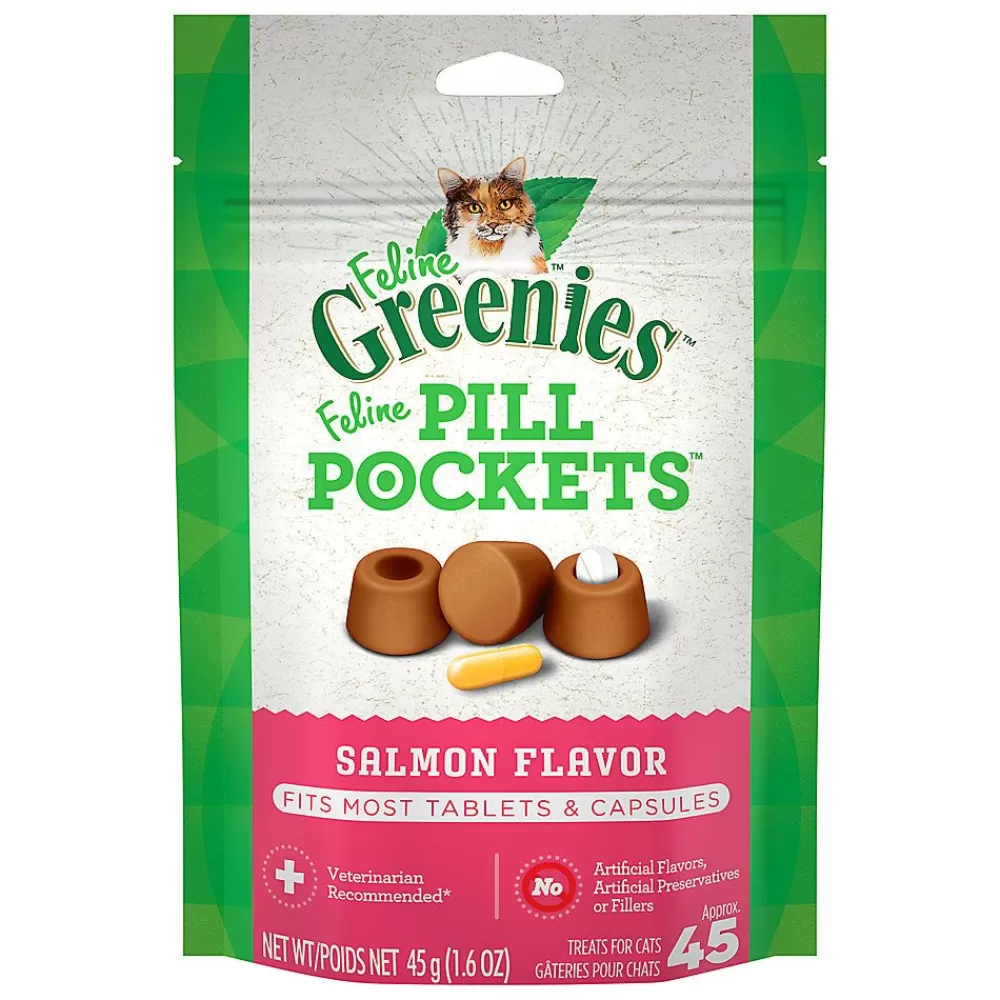 Health & Wellness<Greenies Feline Pill Pockets Cat Treats - Salmon