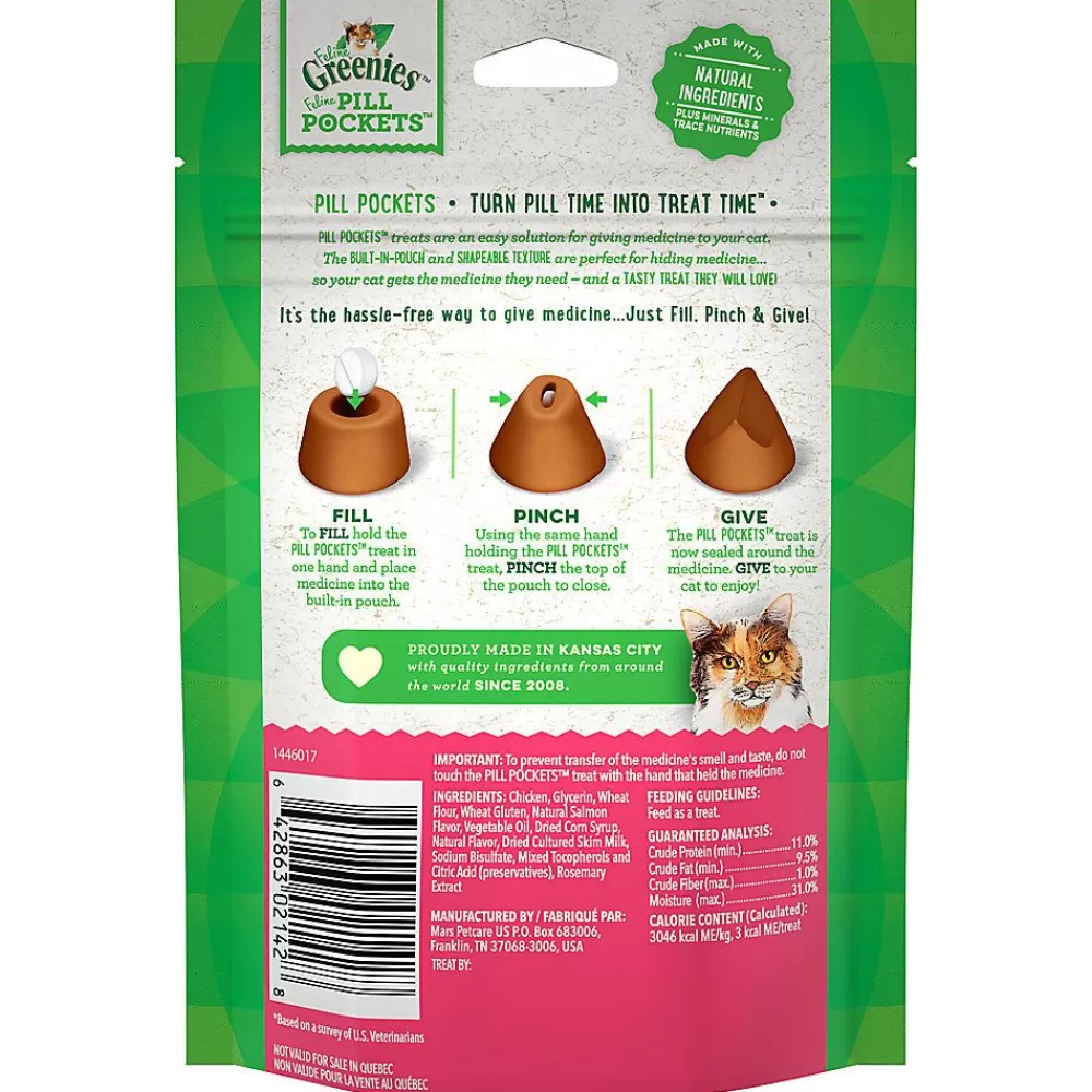 Health & Wellness<Greenies Feline Pill Pockets Cat Treats - Salmon