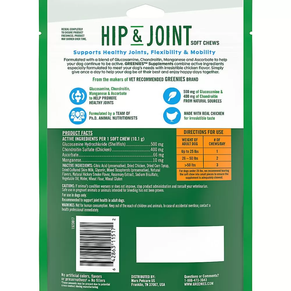 Vitamins & Supplements<Greenies Hip And Joint Dog Supplements - 30 Ct
