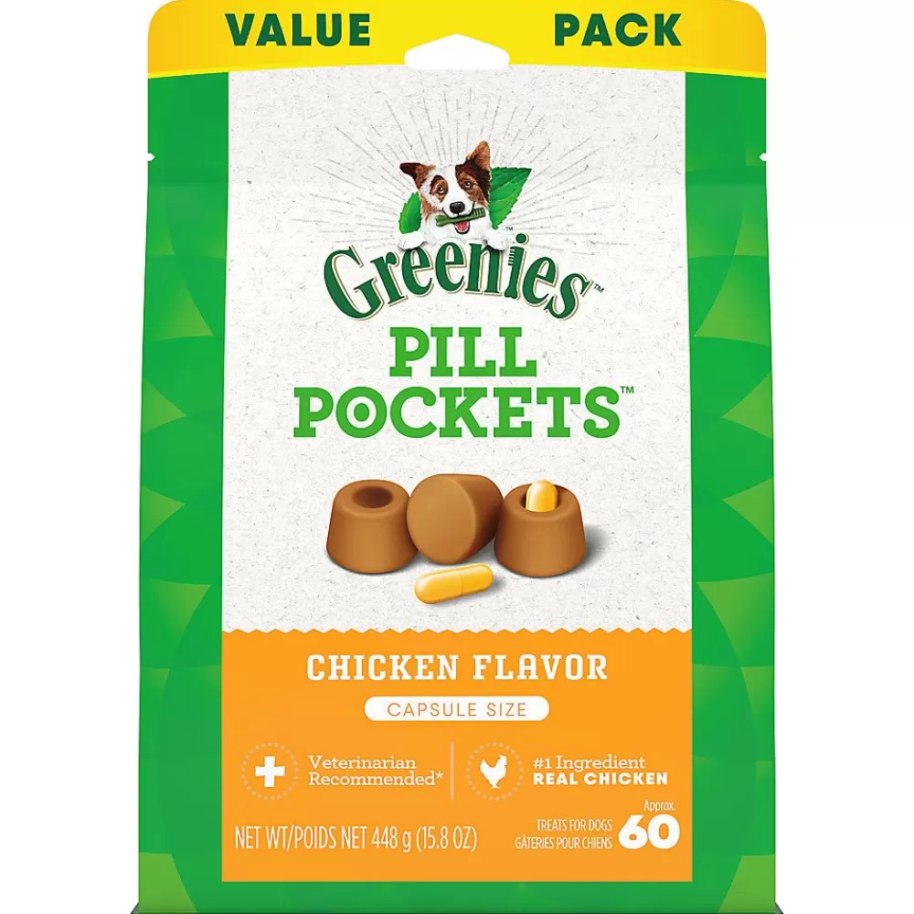 Health & Wellness<Greenies Pill Pockets Dog Treats For Capsules - Chicken
