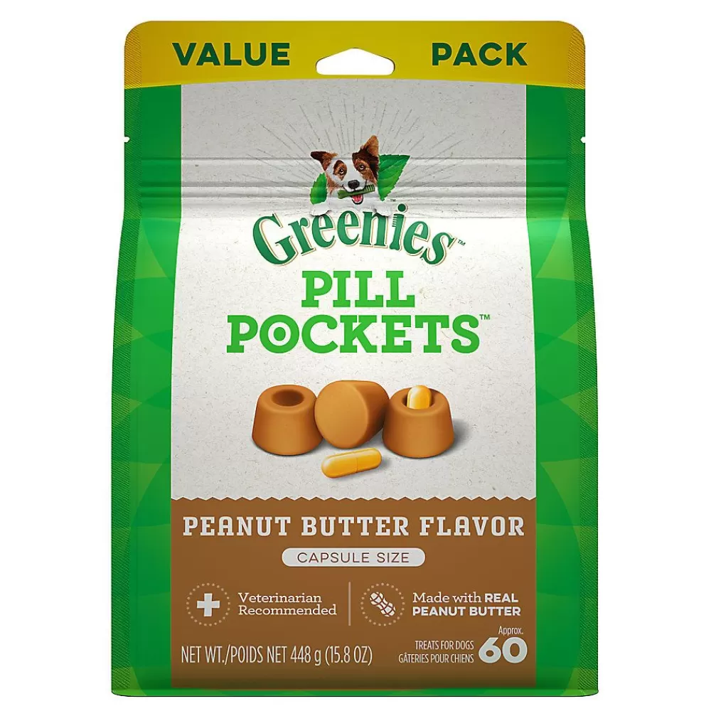 Chewy Treats<Greenies Pill Pockets Dog Treats For Capsules - Peanut Butter