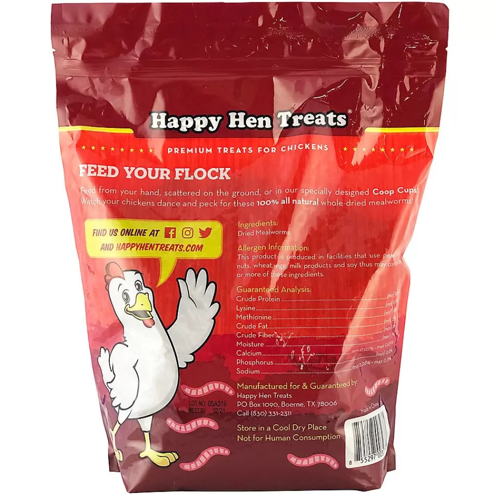 Chicken<Happy Hen Treats Mealworm Frenzy Chicken Treats