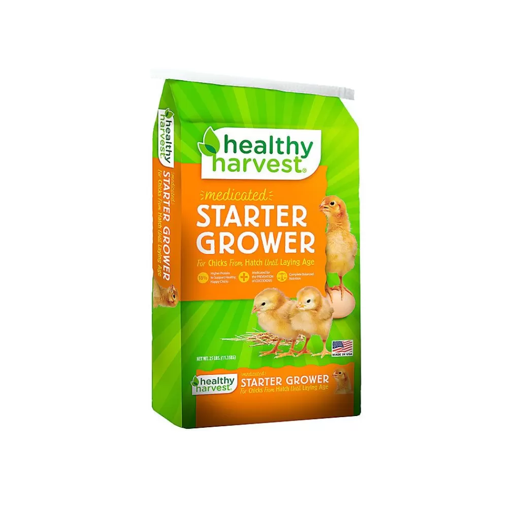 Feed<Healthy Harvest ® Medicated Chick Starter Grower Crumbles
