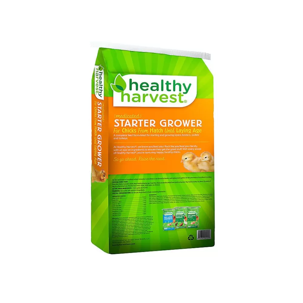 Feed<Healthy Harvest ® Medicated Chick Starter Grower Crumbles