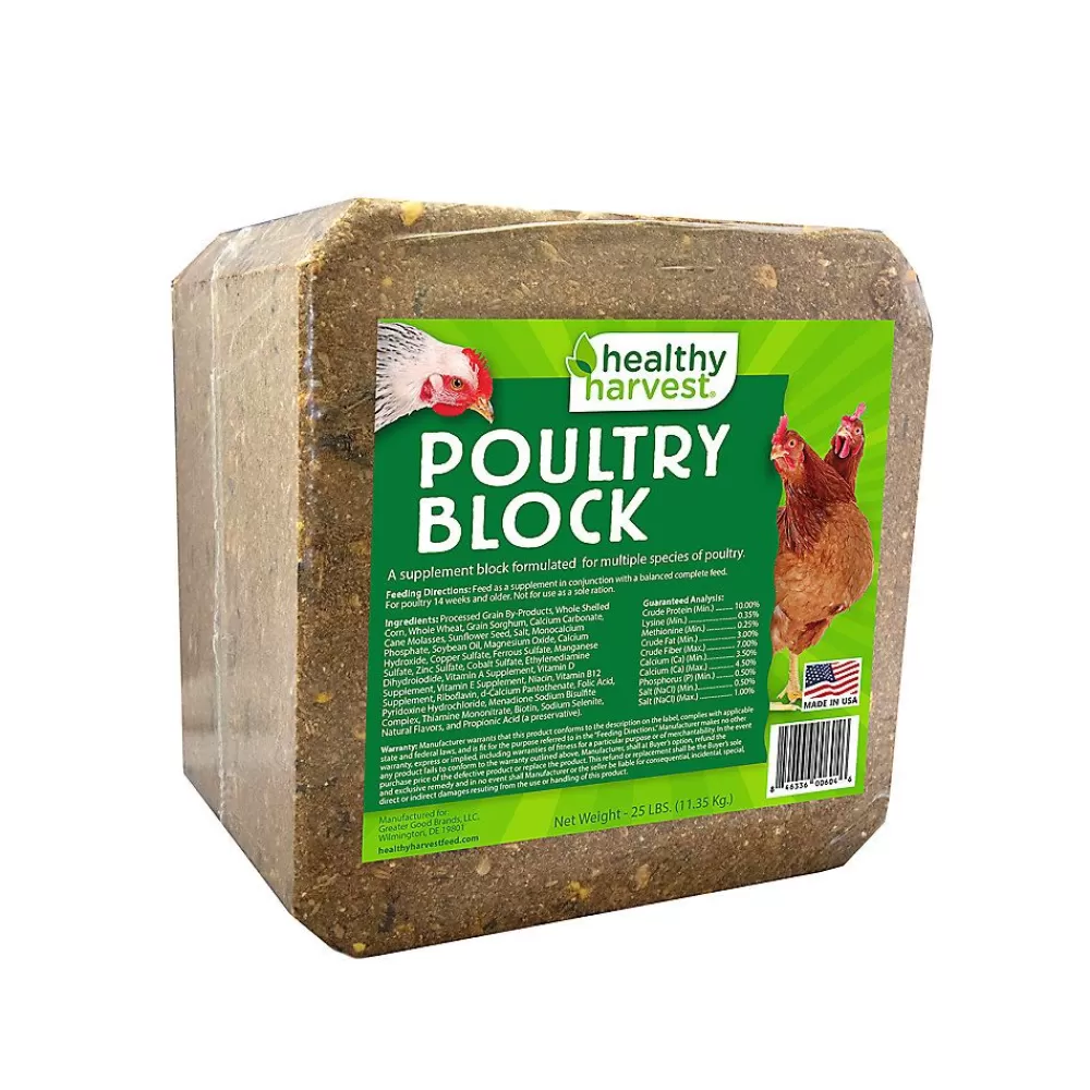 Feed<Healthy Harvest ® Poultry Block Supplement