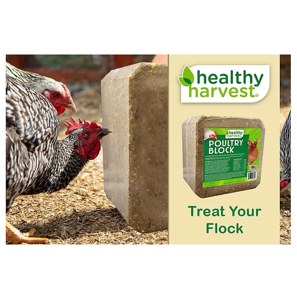 Feed<Healthy Harvest ® Poultry Block Supplement
