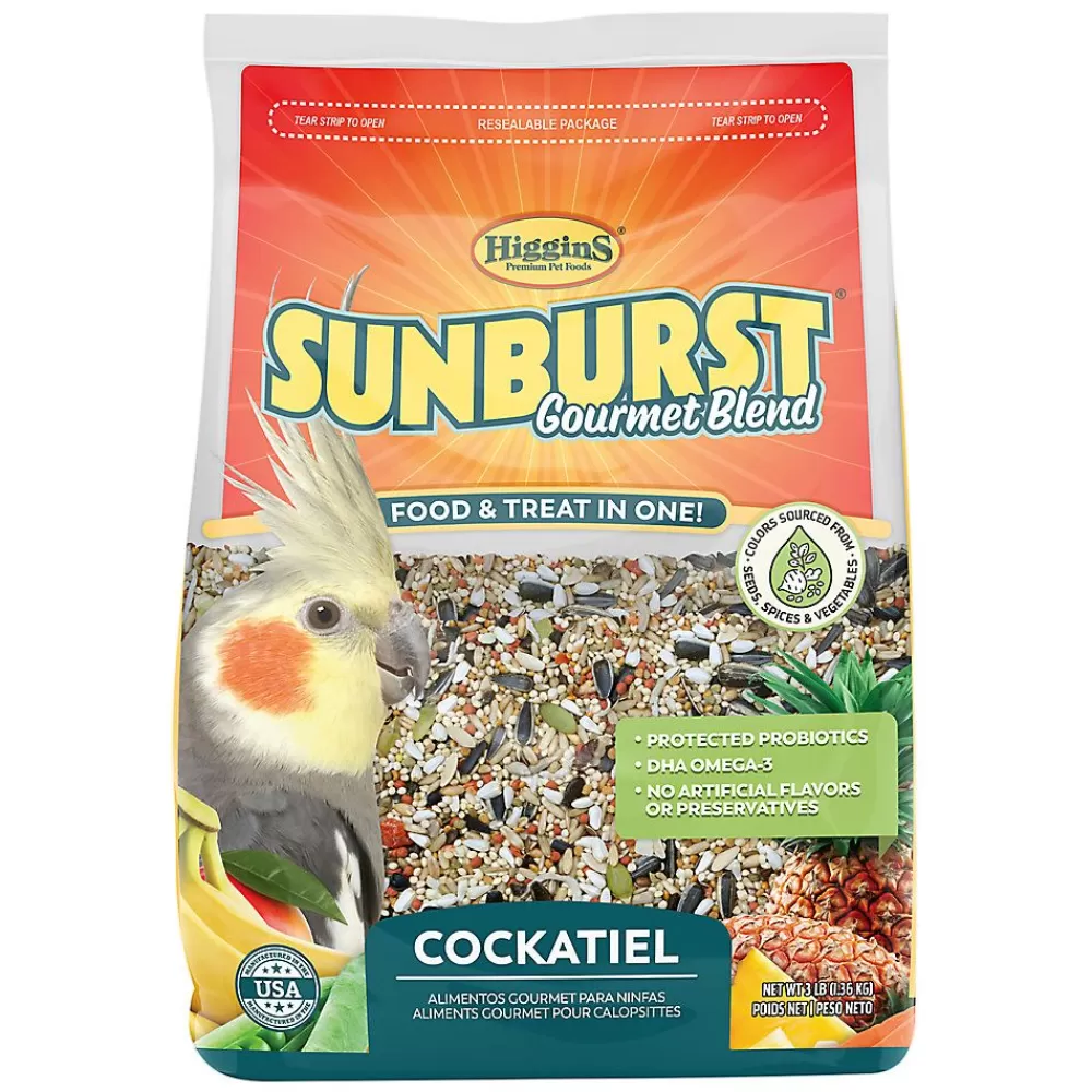 Pet Bird Food<Higgins Sunburst Gourmet Blend Cockatiel Food