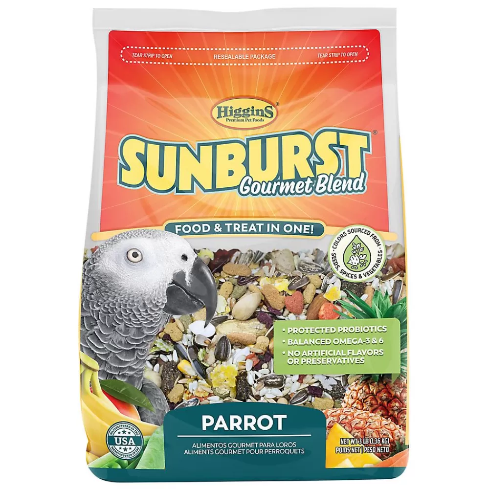 Pet Bird Food<Higgins Sunburst Gourmet Blend Parrot Food