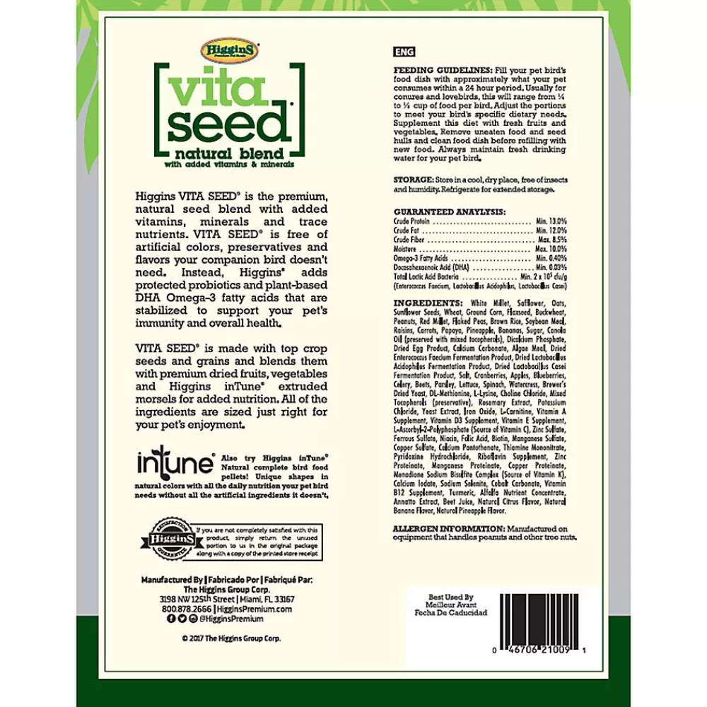 Lovebird<Higgins Vita Seed Conure And Lovebird Food