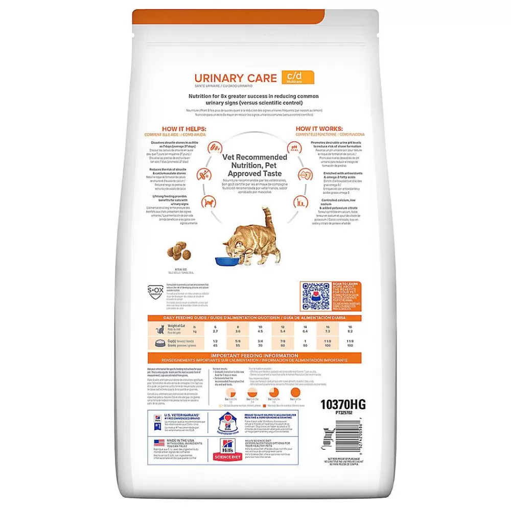 Dry Food<Hill's Prescription Diet Hill'S® Prescription Diet® C/D Multicare Urinary Care Cat Food - Chicken