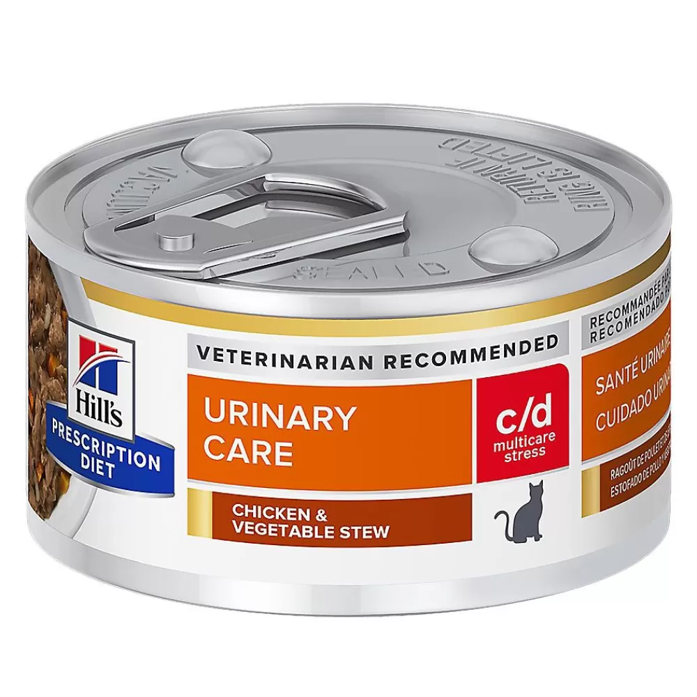 Veterinary Authorized Diets<Hill's Prescription Diet Hill'S® Prescription Diet® C/D Multicare Urinary Care Stress Cat Food - Chicken & Vegetable Stew