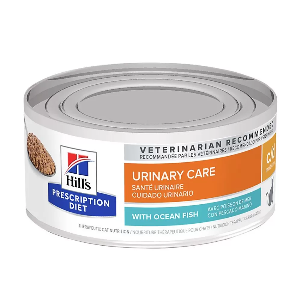 Veterinary Authorized Diets<Hill's Prescription Diet Hill'S® Prescription Diet C/D Urinary Care Wet Cat Food - Ocean Fish
