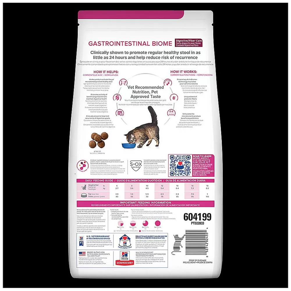 Veterinary Authorized Diets<Hill's Prescription Diet Hill'S® Prescription Diet® Gastrointestinal Biome Digestive/Fiber Care Cat Food - Chicken