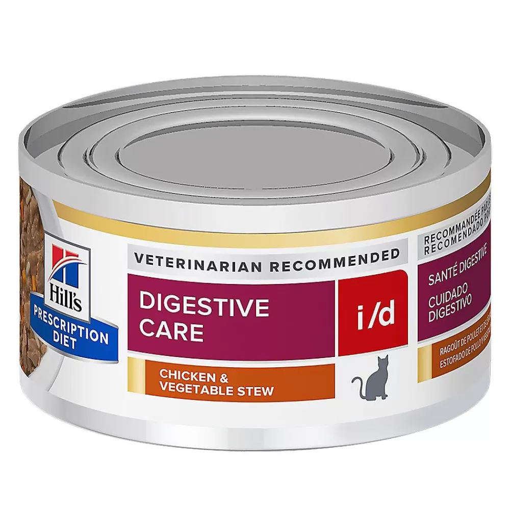 Veterinary Authorized Diets<Hill's Prescription Diet Hill'S® Prescription Diet® I/D Digestive Care Cat Food - Chicken & Vegetable Stew