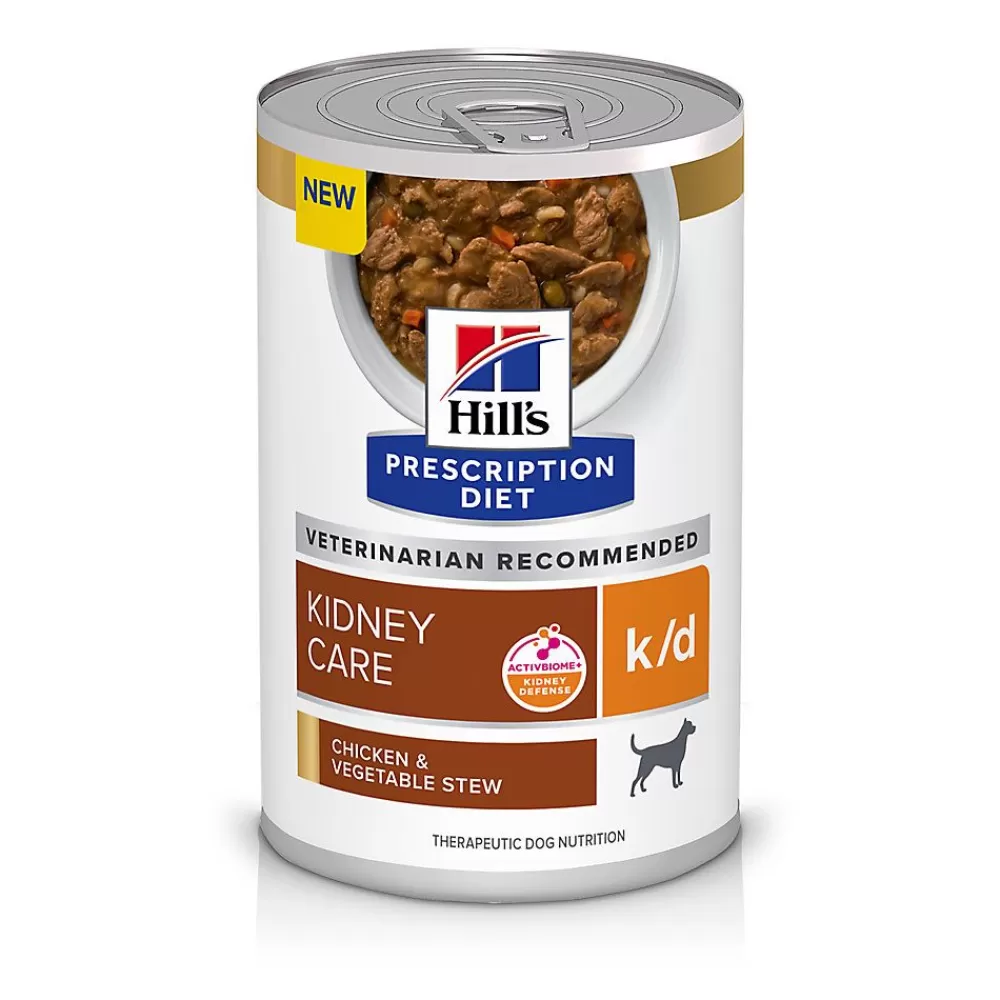 Veterinary Authorized Diets<Hill's Prescription Diet Hill'S® Prescription Diet® K/D Kidney Care Adult Dog Food - Chicken & Vegetable Stew