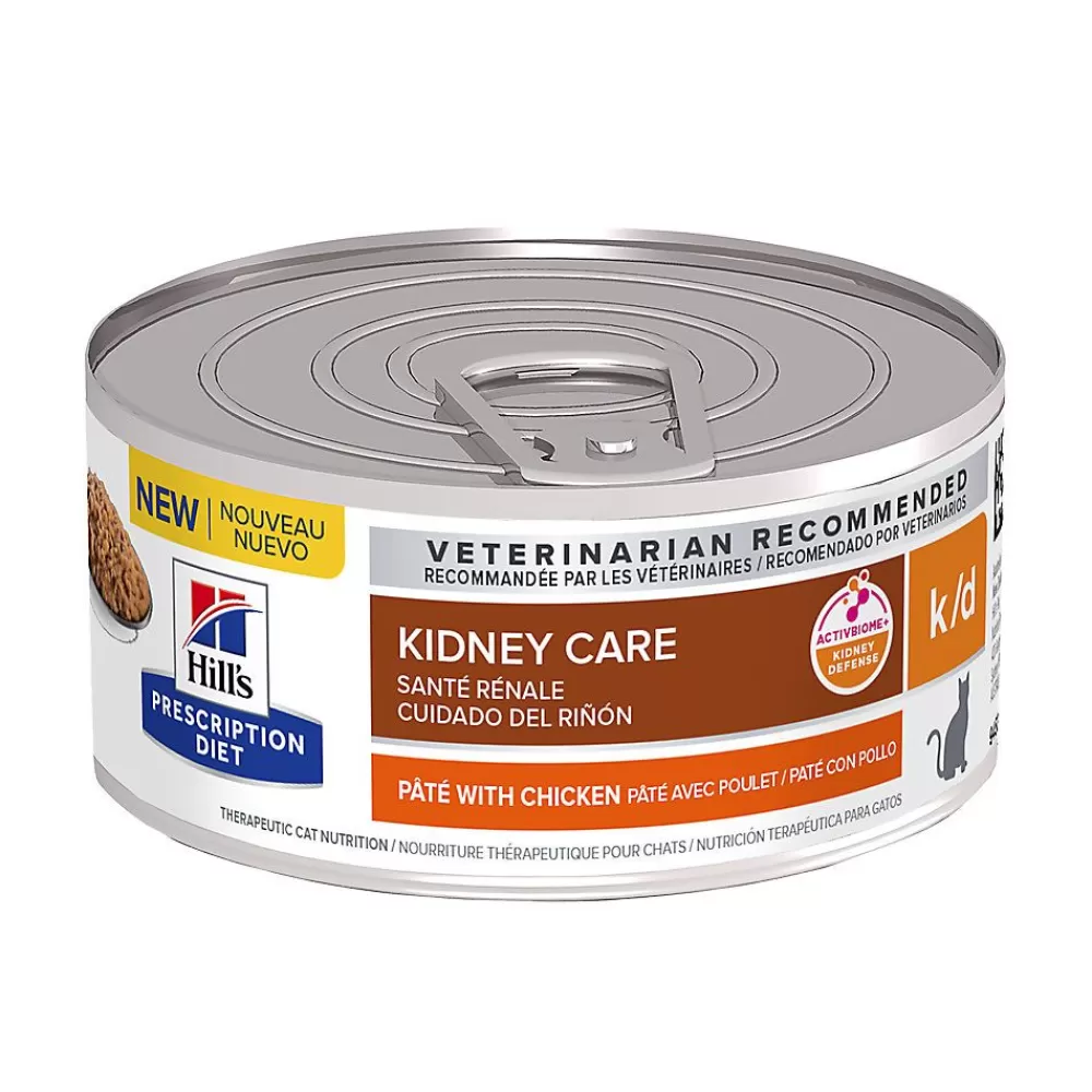 Veterinary Authorized Diets<Hill's Prescription Diet Hill'S® Prescription Diet® K/D Kidney Care Cat Food - Chicken