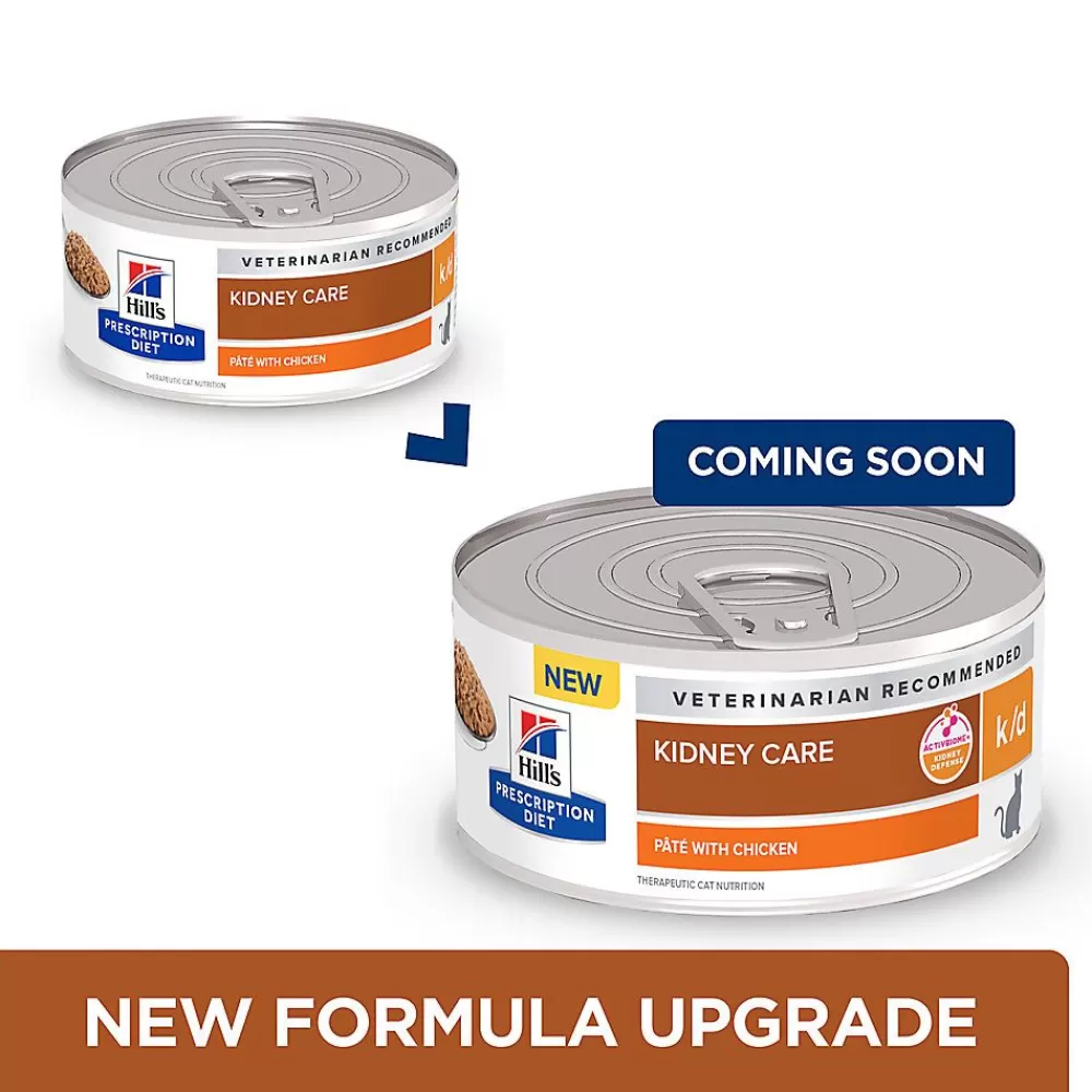 Veterinary Authorized Diets<Hill's Prescription Diet Hill'S® Prescription Diet® K/D Kidney Care Cat Food - Chicken